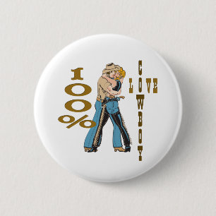 Cowboy Love Ronde Button 5,7 Cm