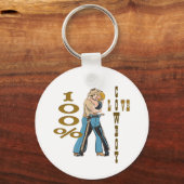 Cowboy Love Sleutelhanger (Voorkant)