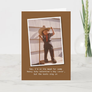 Cowboy Lovin' Valentijn Feestdagen Kaart