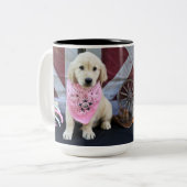 Cowboy Lucy Tweekleurige Koffiemok (Voorkant links)