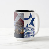 Cowboy Lucy Tweekleurige Koffiemok (Voorkant rechts)