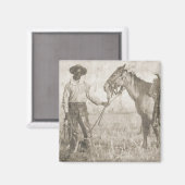 Cowboy Magneet (Voorkant / Achterkant)