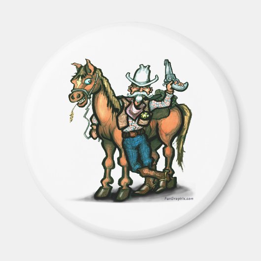 Cowboy Magneet (Voorkant)