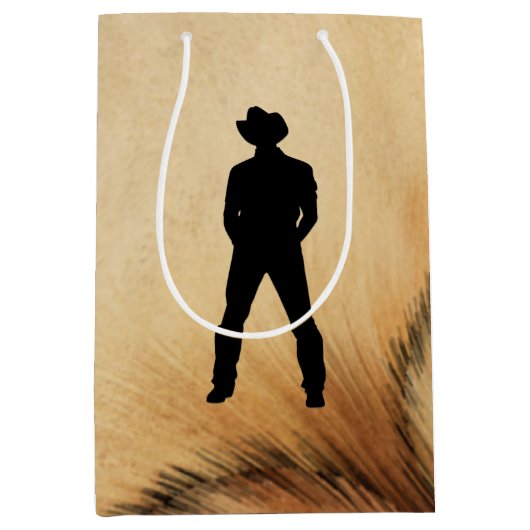 Cowboy Medium Cadeauzakje (Voorkant)