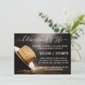 Cowboy Memorial Funeral Service Aankondiging (Staand voorkant)