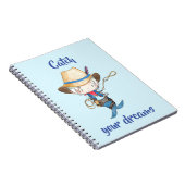 Cowboy Mermaid // Uw dromen vangen Notitieboek (Rechterzijde)