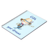 Cowboy Mermaid // Uw dromen vangen Notitieboek (Linkerzijde)