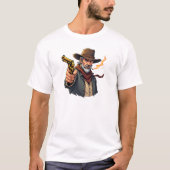 Cowboy met een Pistolen T-shirt (Voorkant)