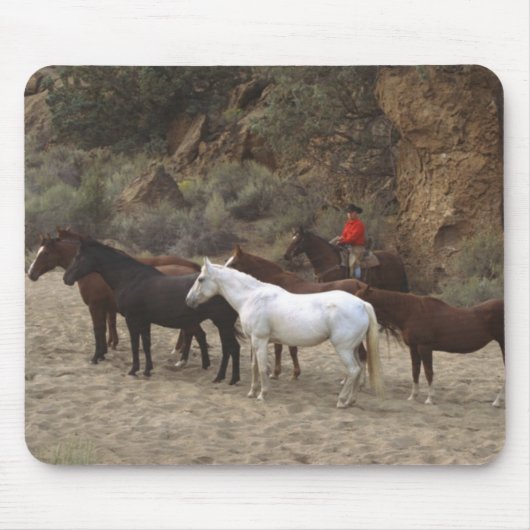 Cowboy met Herd Muismat (Voorkant)