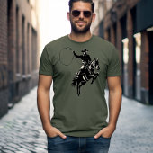 Cowboy met lasso t-shirt