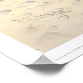 Cowboy met paard in Arroyo... (1324) Poster (Hoek)