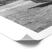 Cowboy met paard in een vrachtwagen poster (Hoek)