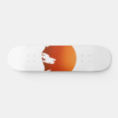 Cowboy met paard Wild West sunset landschap Persoonlijk Skateboard (Horizontaal)