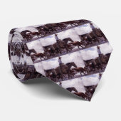  cowboy met zijn vee van Koerner Stropdas (Opgerold)