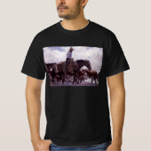  cowboy met zijn vee van Koerner T-shirt (Voorkant)