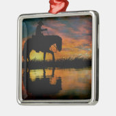 Cowboy Metal Ornament (Links)