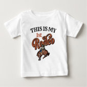 Cowboy Mijn 1e Rodeo Baby jongen eerste verjaardag (Voorkant)