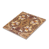 Cowboy Mode Western land met gelooid leder Tegeltje (Zijkant)