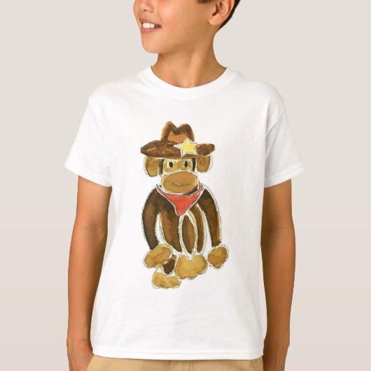 Cowboy Monkey T-shirt (Voorkant)