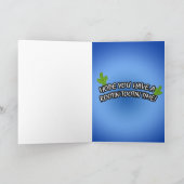 Cowboy Moose Verjaardag Kaart (Binnen)