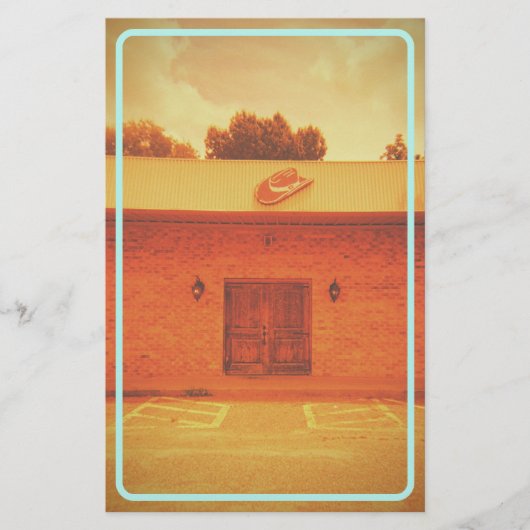 Cowboy Motel Briefpapier (Voorkant)
