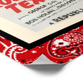 cowboy Movie Roll on Texas Moon Trigger Po Poster (Hoek)