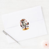Cowboy Mule - Mule-Tiply het plezier Ronde Sticker (Envelop)