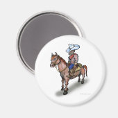 Cowboy n Horse Magneet (Voorkant / Achterkant)