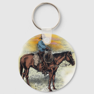 Cowboy n Sunset Sleutelhanger