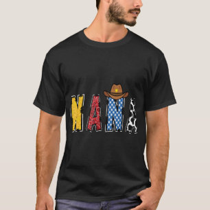 Cowboy Nana Western Rodeo Theme Kinderen Birthday T-shirt