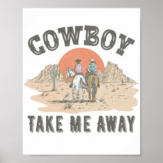 Cowboy neemt me mee poster (Voorkant)