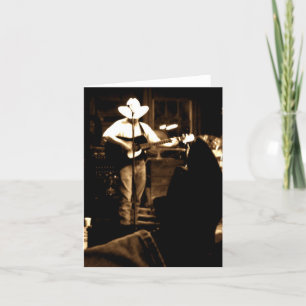 Cowboy Note Card Kaart