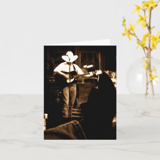 Cowboy Note Kaart (Gele Bloem)