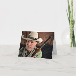 Cowboy Notecard Kaart