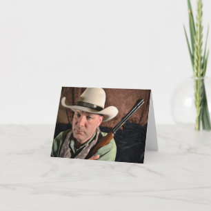 Cowboy Notecard Kaart