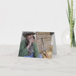 Cowboy Notecard Kaart