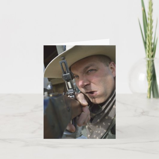 Cowboy Notecard Kaart (Voorkant)