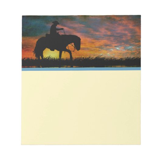 Cowboy Notepad Notitieblok (Voorkant)