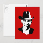 Cowboy Obama Briefkaart (Voorkant / Achterkant)