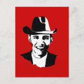 Cowboy Obama Briefkaart (Voorkant)