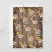 Cowboy of Cowgirl Baby shower Gender onthulling In Kaart (Achterkant)