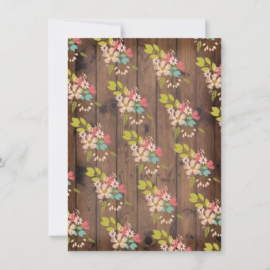 Cowboy of Cowgirl Baby shower Gender onthulling In Kaart (Achterkant)