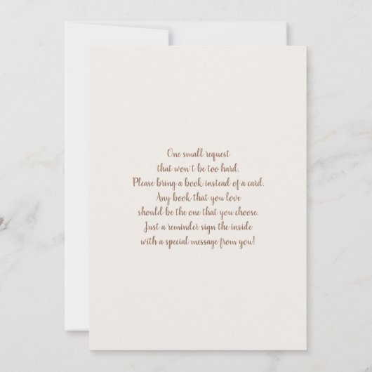 Cowboy of Cowgirl Geslacht onthullen Kaart (Achterkant)