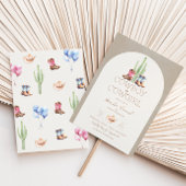 Cowboy of cowgirl Geslacht onthullen uitnodiging