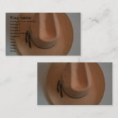 cowboy of cowgirl pet visitekaartje (Voorkant / Achterkant)