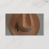 cowboy of cowgirl pet visitekaartje (Achterkant)