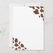 Cowboy of Cowgirl Western Geslacht Onthullen Kaart (Achterkant)