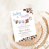 Cowboy of Cowgirl Western Geslacht Onthullen Kaart