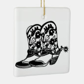 **COWBOY OF MEISJES BOOTS* CHRISTMAS ORNAMENT (Rechts)