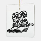 **COWBOY OF MEISJES BOOTS* CHRISTMAS ORNAMENT (Links)